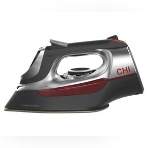 CHI Professional Clothes Steam Iron 8’ Retractable Cord, 1700 Watts, 400+ Holes